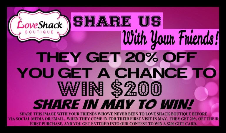 Win $200 as We Celebrate 4 Years as the Best Adult Store!