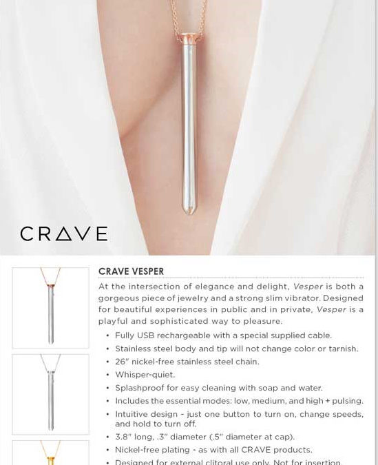 Vesper Vibrator Necklace from Crave