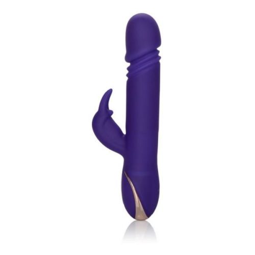Jack Rabbit Silicone Thrusting Vibrator Purple - Sex Toy San Antonio Love Shack Boutique