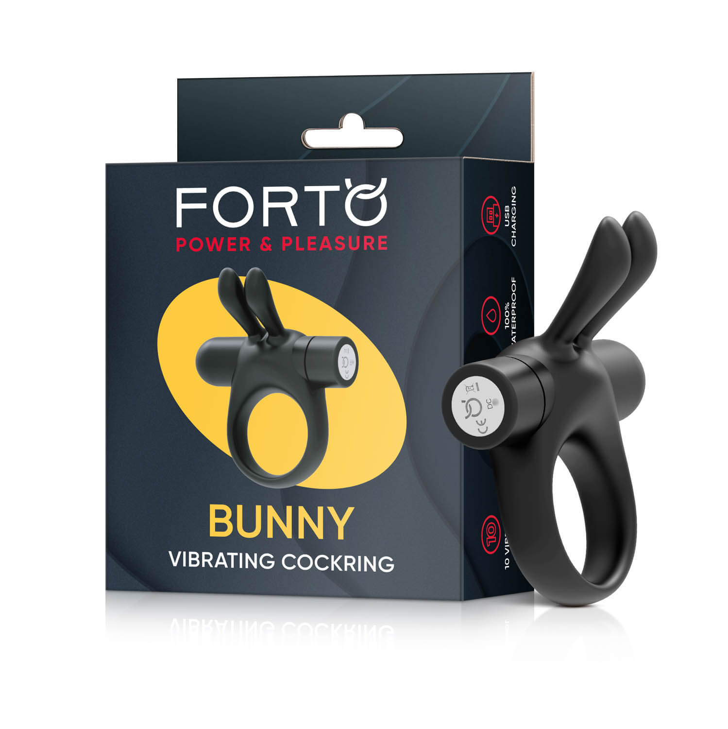 FORTO BUNNY VIBRATING COCKRING