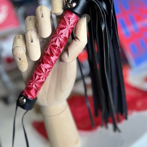 Pink Faux Leather Flogger