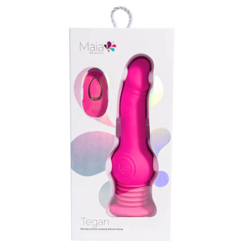 Maia Tegan Remote Control 3+3 Function Jumping Vibrating Rechargeable Dong