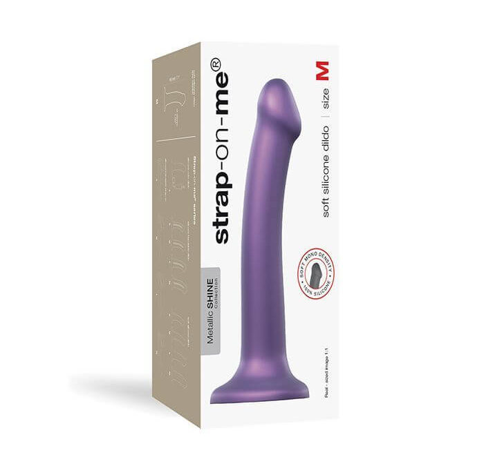 Strap On Me Flexible Dildo – Metallic Purple