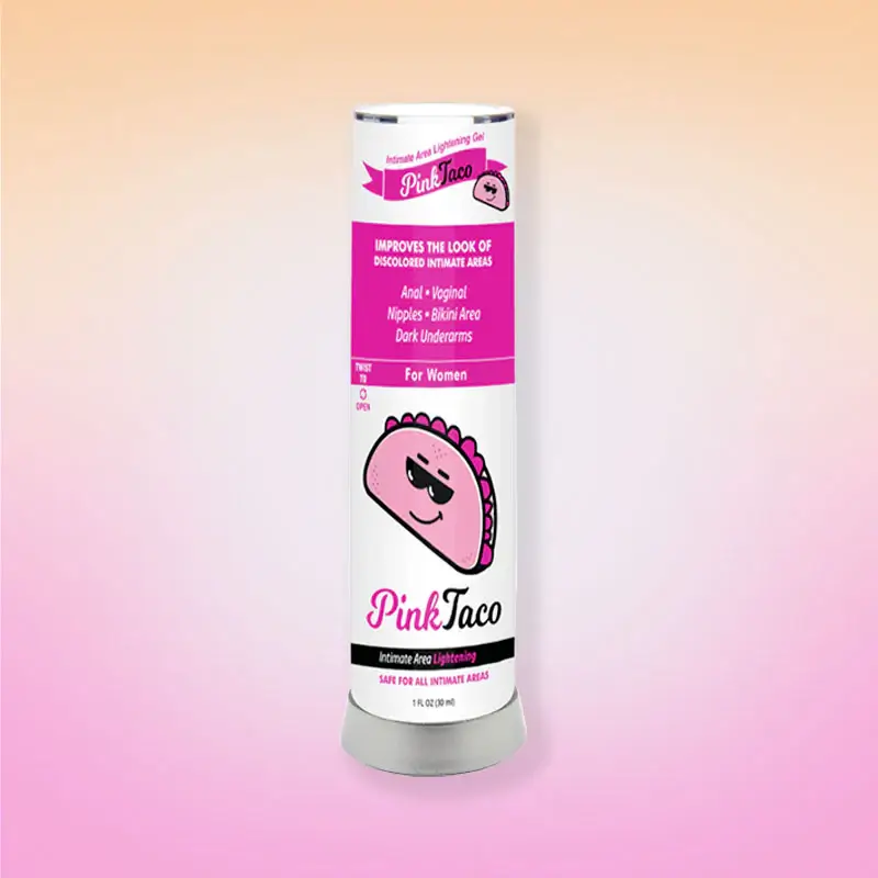 Pink Taco Intimate Area Lightening Gel 1 oz. bottle