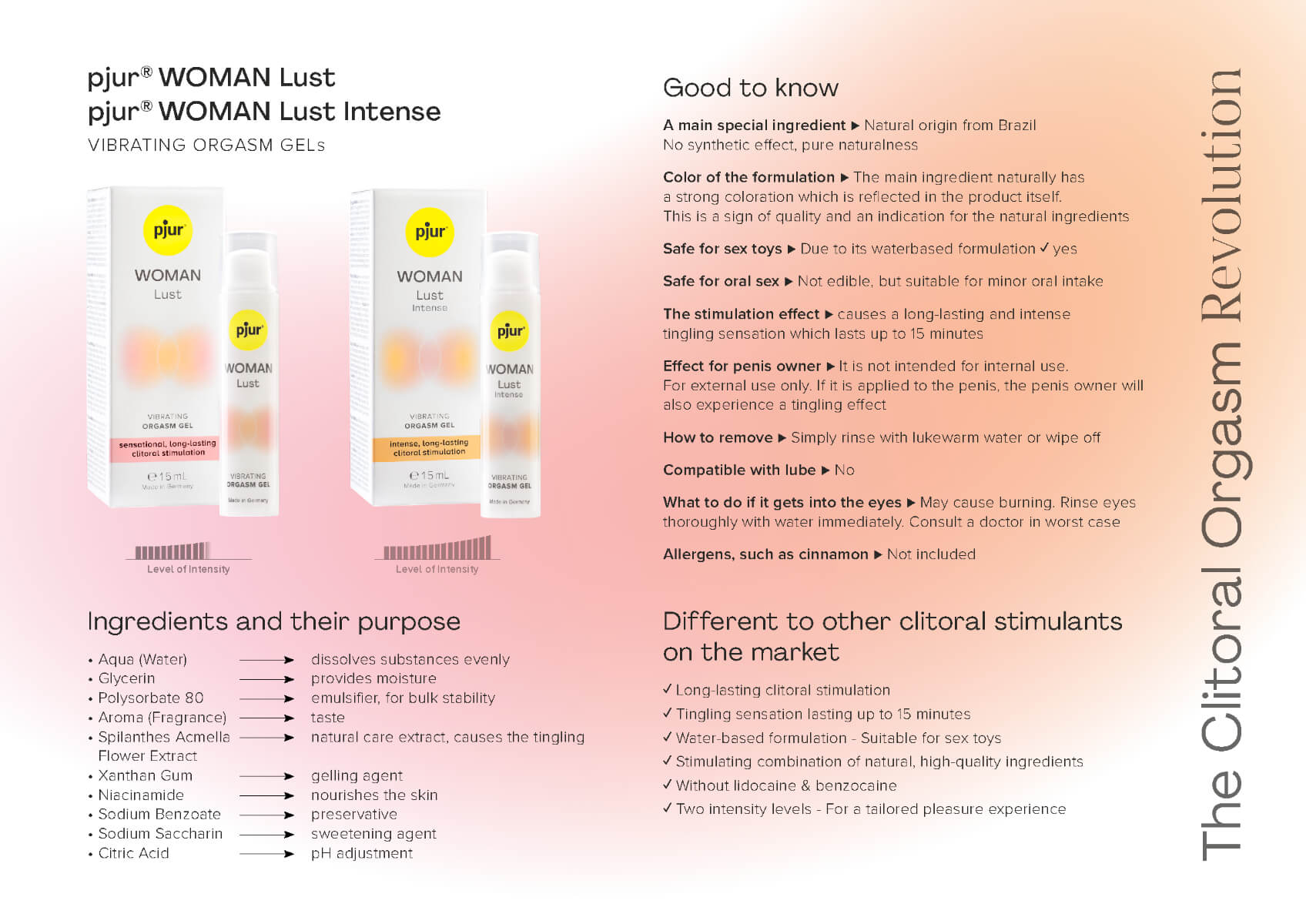 Pjur Woman Lust Stimulating Gel - 15 ml - Image 2