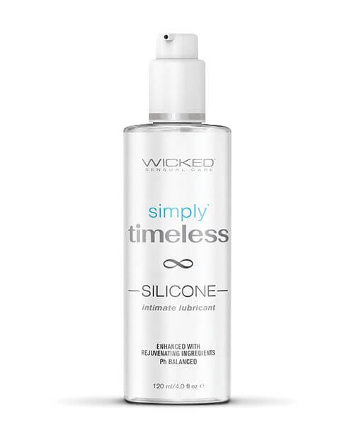 Wicked Sensual Care Simply Timeless Silicone Lubricant – 4 oz
