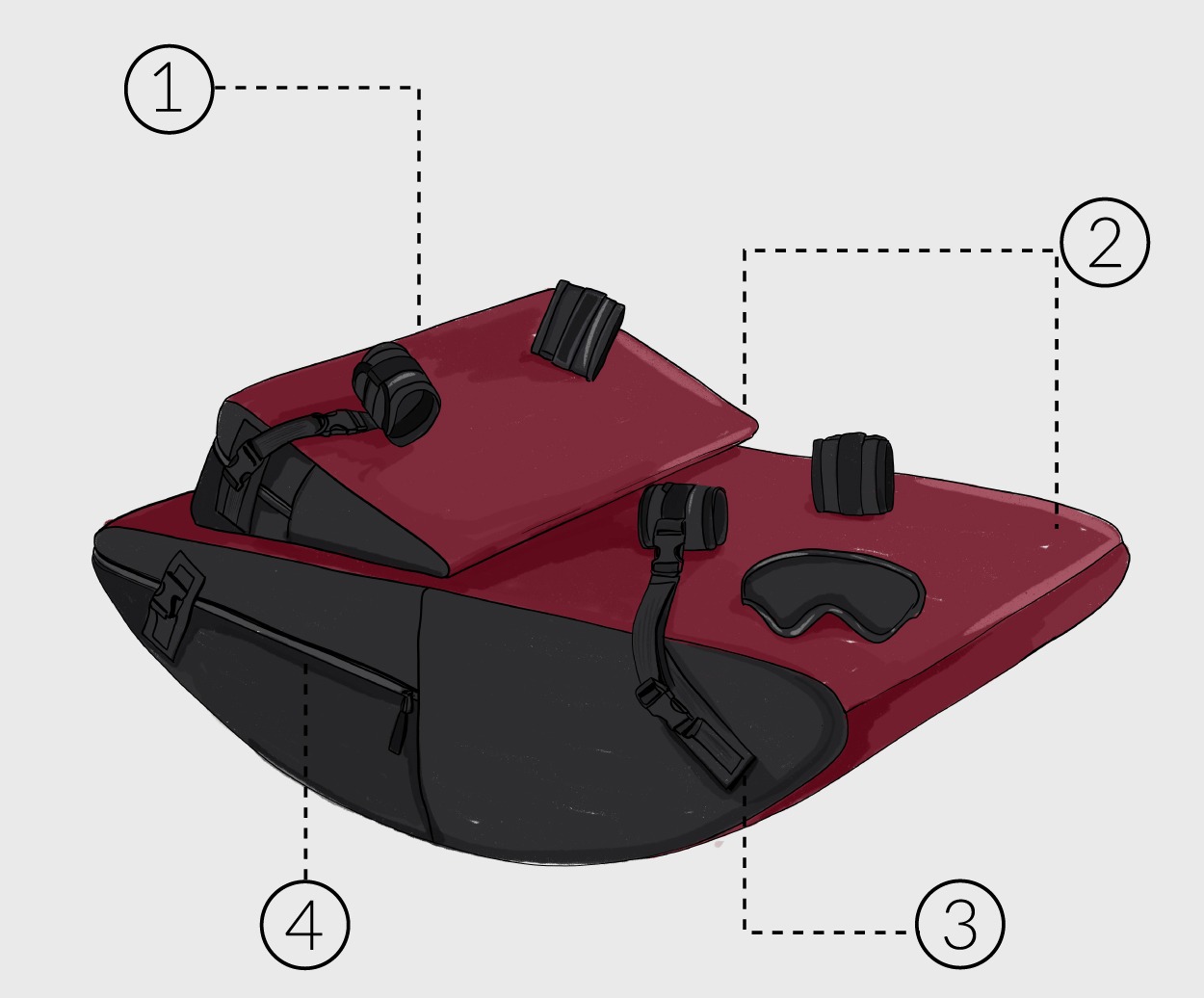 Liberator Scoop Rocker With Microloop & Cuffs