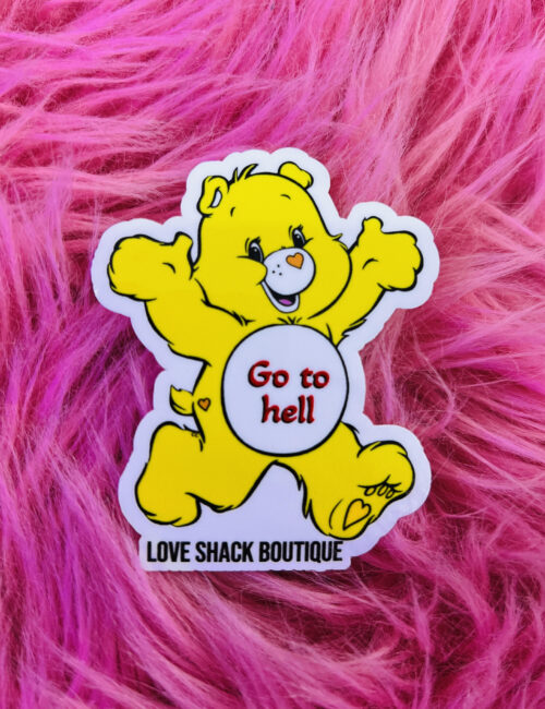 Love Shack Boutique Vinyl Stickers - Go to HELL