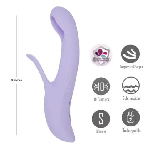 Maia CHARLI LAVENDER 10-Function Oscillating Tapper and Flapper