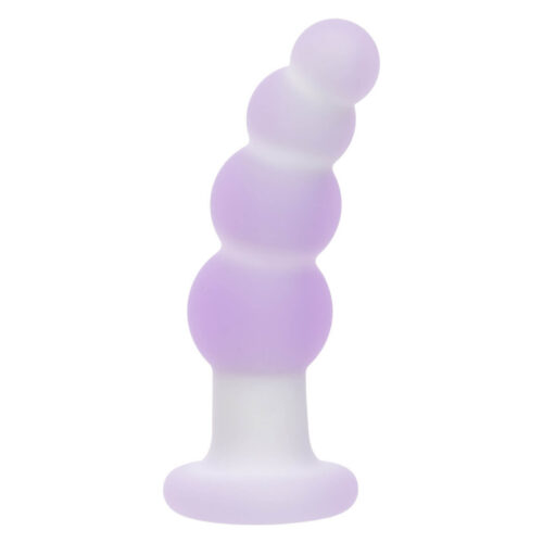 Lavender Haze Beaded Curved Anal Probe