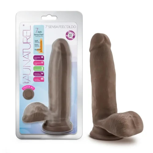 Au Naturel By Blush® | Realistic Chocolate 7 Dildo