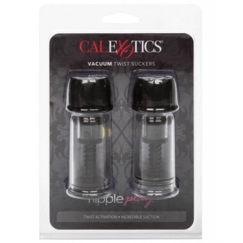 Nipple Play Vacuum Twist Suckers - Black