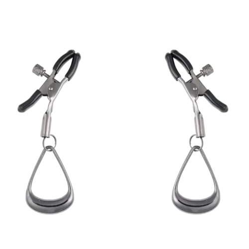 Sportsheets Velvet Noir Tuggable Nipple Clamps