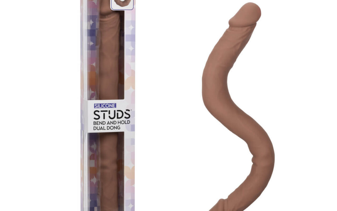 Silicone Studs® Bend and Hold Dual Dong 16″/40.75 cm