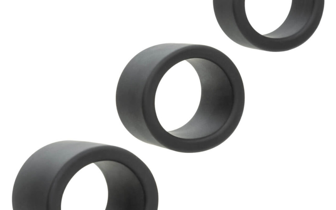 Alpha™ Liquid Silicone 3 Ring Stamina Set