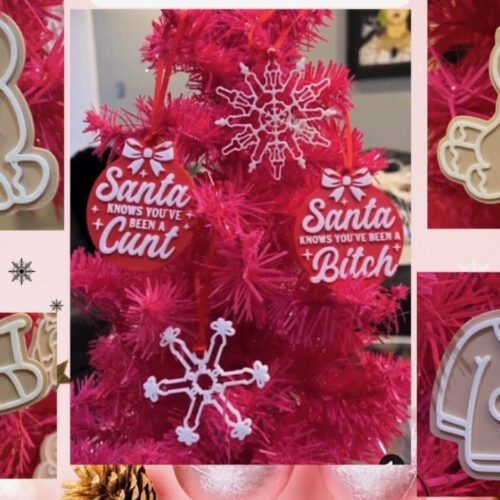 Naughty Christmas Ornament