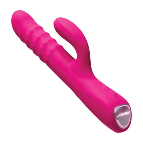 Lovense Velvo G-Spot & Clit Rabbit Vibrator - Pink