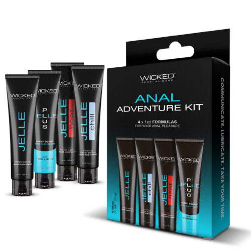 Wicked Anal Adventure Lube Kit