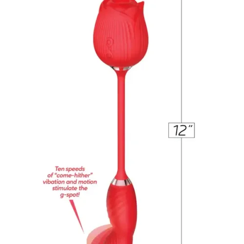 Wild Rose Come Hither & Suction Vibrator